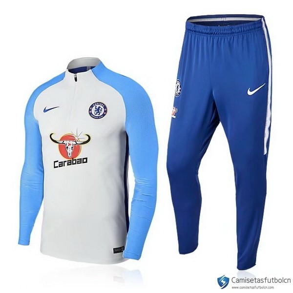 Chandal Chelsea 2017-18 Blanco Azul Claro